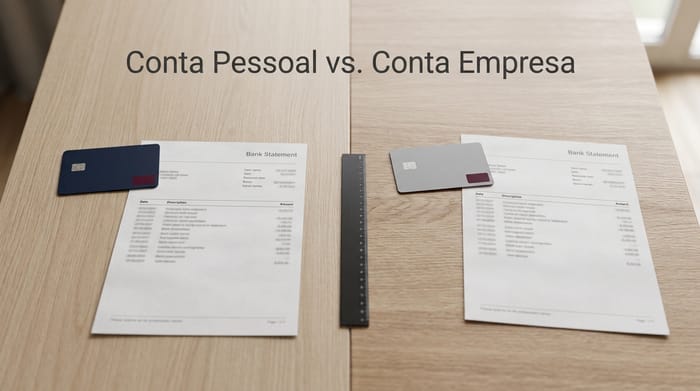 Misturar conta pessoal e conta da empresa: o erro que bagunça impostos, caixa e decisões